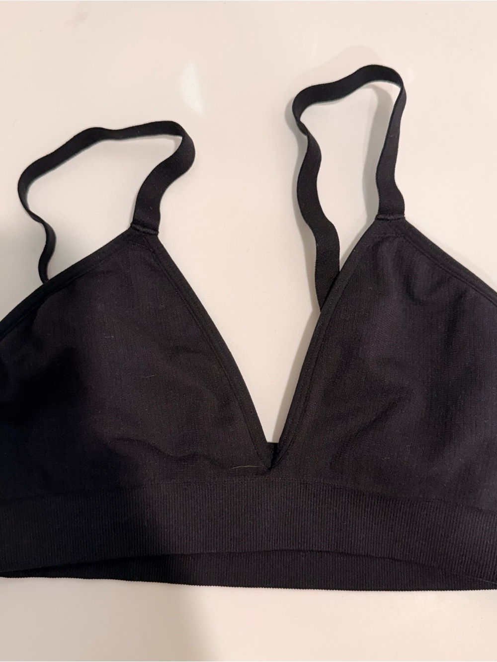 Bombas Black Wireless Triangle Bralette - Women Intimates
